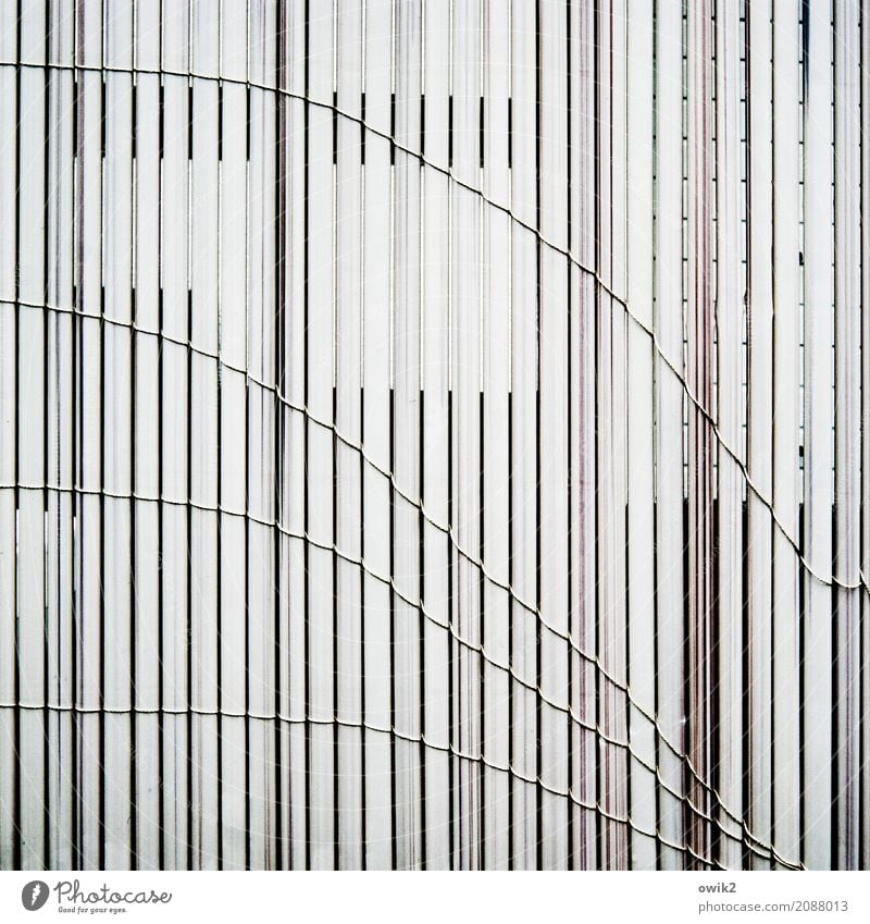 profit warning Fence Plastic Simple Line Parallel Downward trend Curve Broken Colour photo Subdued colour Exterior shot Detail Abstract Pattern