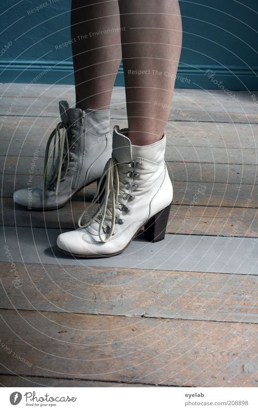 These boots are made... (2nd gear) Human being Feminine Woman Adults Youth (Young adults) Skin Legs Feet 1 House (Residential Structure) Building Wall (barrier)