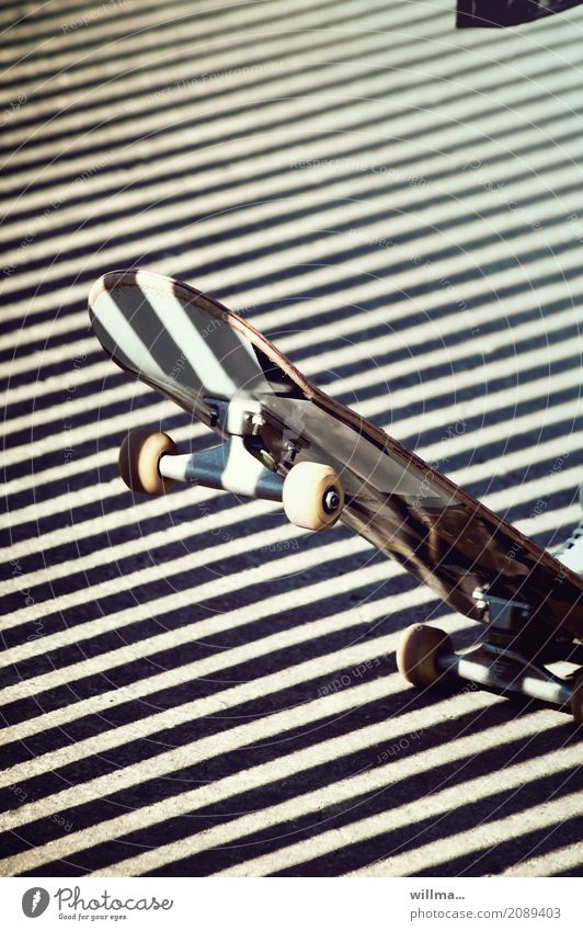 skateboard Skateboard Skateboarding Leisure and hobbies Striped Light and shadow Hip & trendy Diagonal Skater circuit Pattern