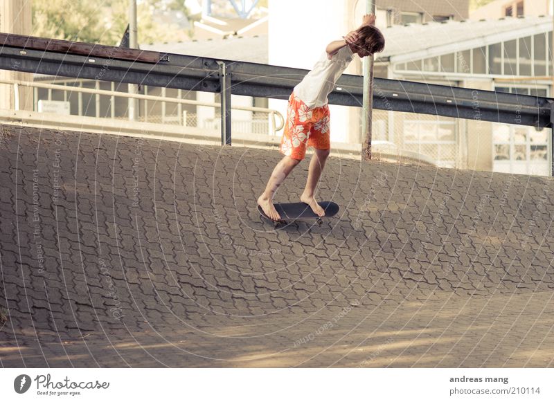 This is where I live | No. 002 Style Sports Skateboarding Young man Youth (Young adults) Swimming trunks Driving Fitness Athletic Free Hip & trendy Town Joy