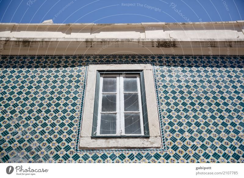 lisboa tiled Vacation & Travel Tourism Trip Far-off places Sightseeing City trip Summer vacation Lisbon Town Capital city Downtown Facade Window Tile