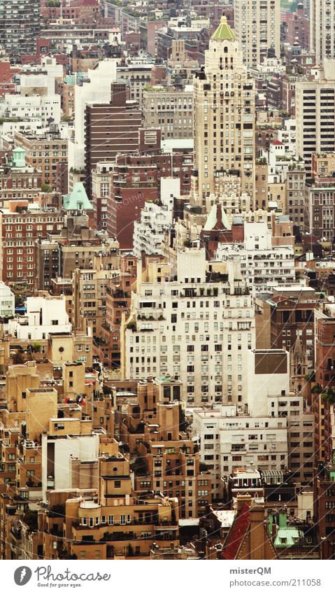 Sea of houses. House (Residential Structure) Esthetic Chaos Design Loneliness Uniqueness Apocalyptic sentiment Size Many High-rise New York City Millions Roof