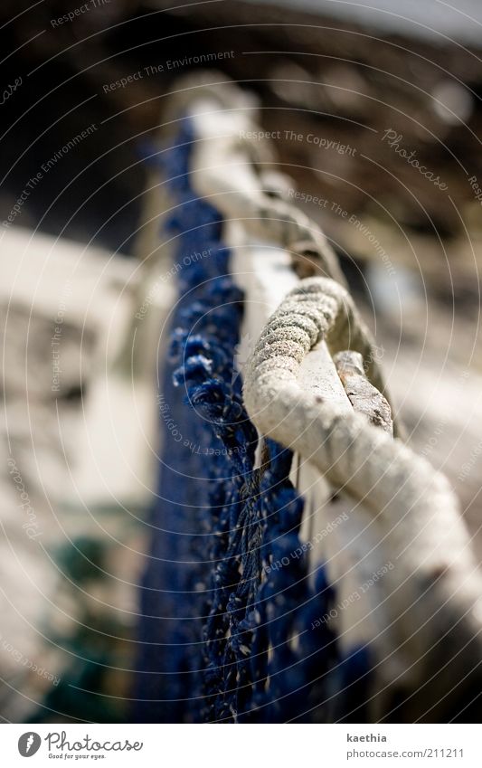 as the crow flies Vacation & Travel Summer Rope Navigation Blue Net Fence String Interlaced Fishing (Angle) Colour photo Exterior shot Central perspective