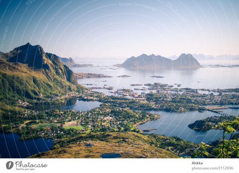 Svolvær, Norway, Summer, Holiday, Panorama, Archipelago Vacation & Travel Tourism Trip Adventure Far-off places Freedom Summer vacation Landscape Elements