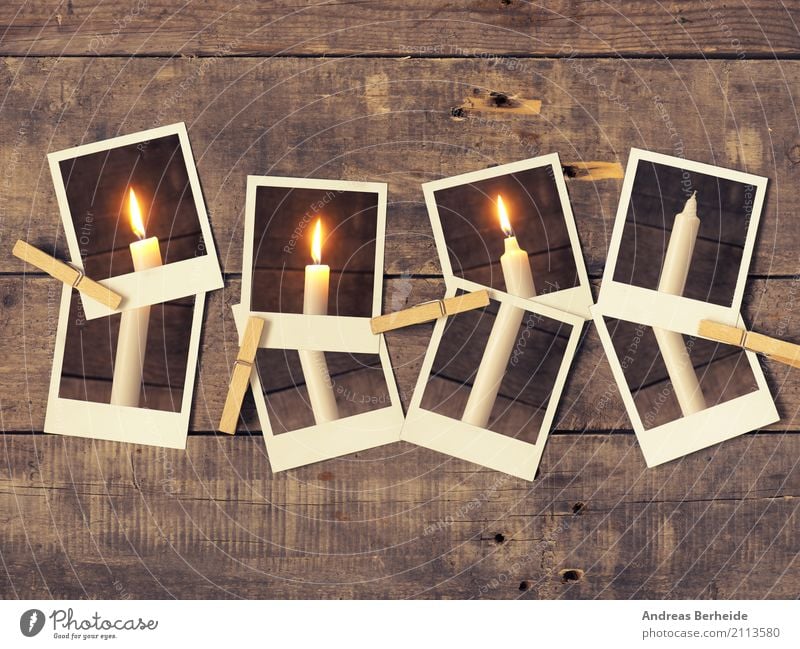 third Advent Winter Christmas & Advent Retro Tradition candlelight greeting Fleming card merry conceptual december fourth eve Photographer instant photo old