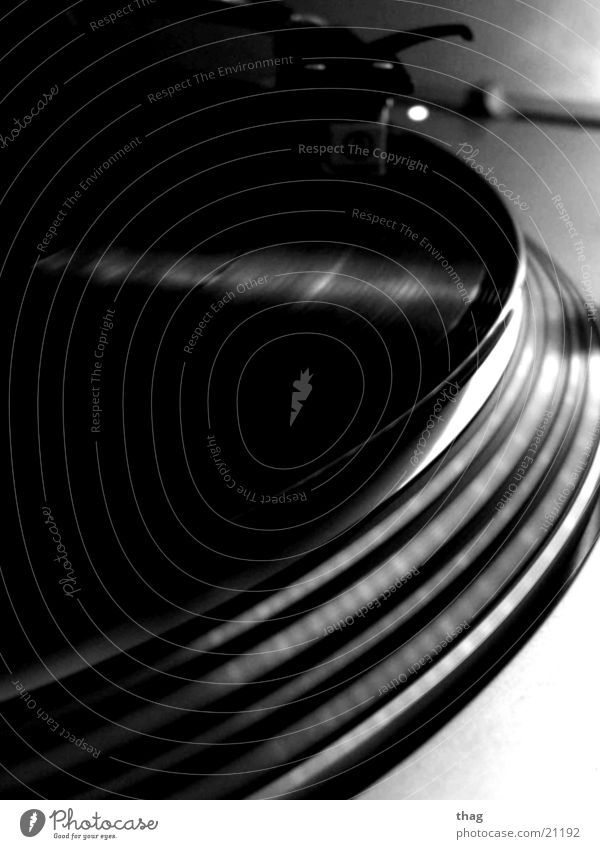 dark beatz Record player Turntable Pick-up head Disc jockey Omnitronic Entertainment Black & white photo turntablism Technology