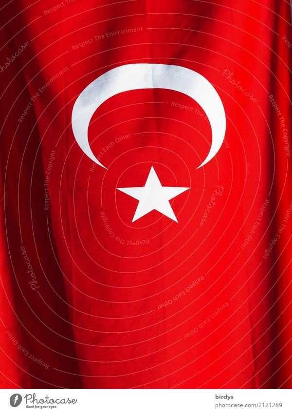 Turkey Media Sign Flag Illuminate Esthetic Authentic Original Gray Red White Might Hospitality Solidarity Responsibility Fairness Hope Fear Fear of the future