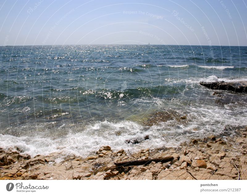 Fresh from Croatia II Vacation & Travel Tourism Far-off places Summer Summer vacation Beach Ocean Waves Nature Elements Water Sky Beautiful weather Coast Blue