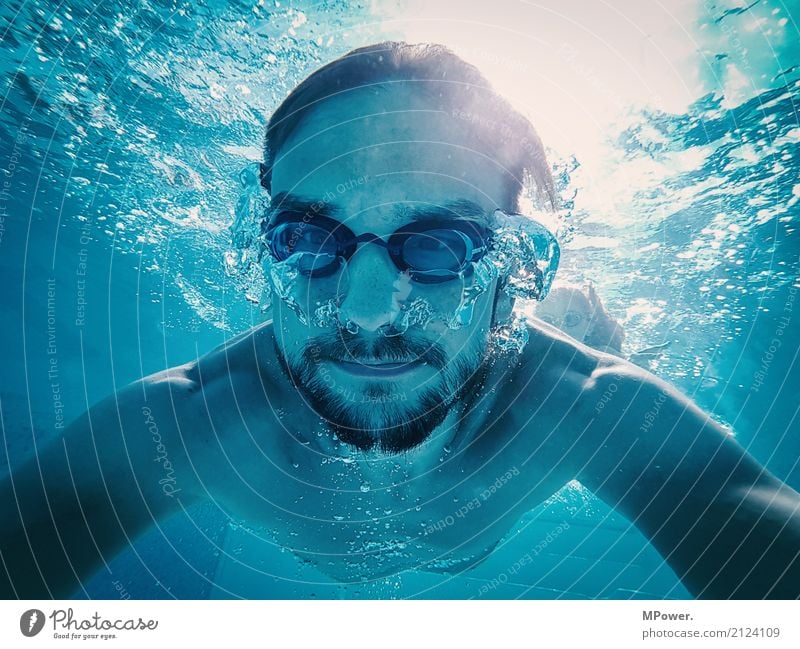 underwaterselfie Lifestyle Athletic Fitness Leisure and hobbies Vacation & Travel Tourism Sports Sports Training Human being Masculine Young man Man Adults 1
