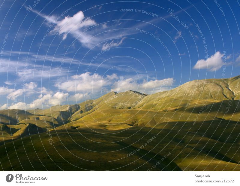 Here I've found my freedom. Environment Nature Alpine pasture Alps Apennines Mountain Grassland Pasture Far-off places Freedom Peace Peak Summer Hill Italy