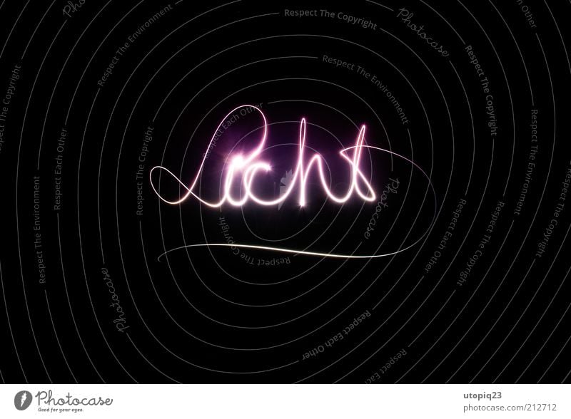 Typography painted with light Energy industry Solar Power Energy crisis Environment Climate change Sign Characters Graffiti Line Movement Illuminate Esthetic