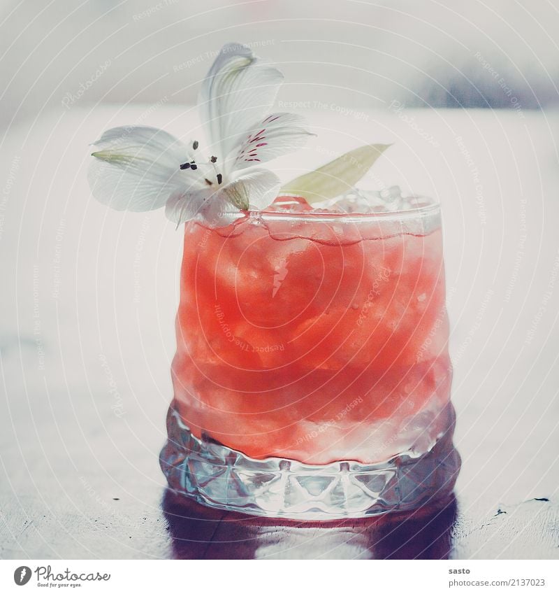 buzzer drink Beverage Cold drink mocktail Glass Esthetic Elegant Exotic Fluid Sweet Pink White Contentment Vacation & Travel Melon tonic Summer Lily Ice Fruity
