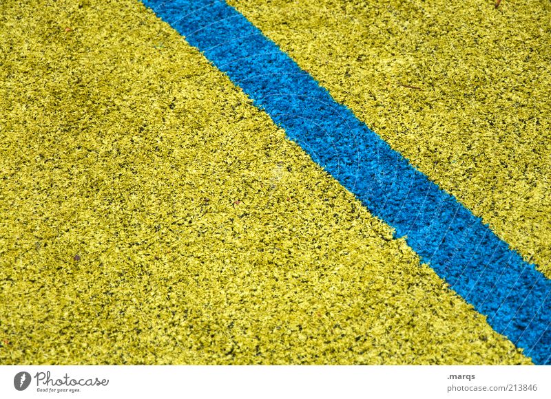 On the Floor at the Boutique Lifestyle Style Design Interior design Decoration Carpet Sign Line Illuminate Blue Yellow Colour Arrangement Floor covering