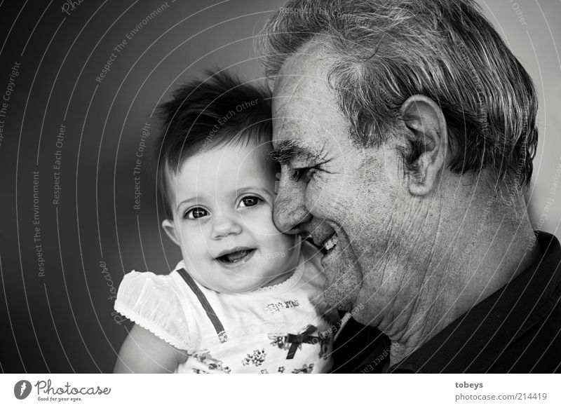 zest for life Child Baby Toddler Girl Male senior Man Grandfather Senior citizen Life 2 Human being 0 - 12 months 60 years and older To enjoy Laughter Emotions