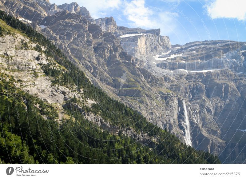 la grande cascade Freedom Summer Mountain Nature Landscape Climate Weather Forest Rock Alps Peak Glacier Canyon Tall Beautiful Water Waterfall Pyrenees gavarnie