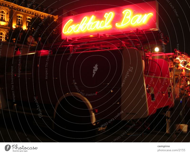 cocktail bar Fairs & Carnivals Night Bar Beverage Neon sign Alcoholic drinks Duesseldorf