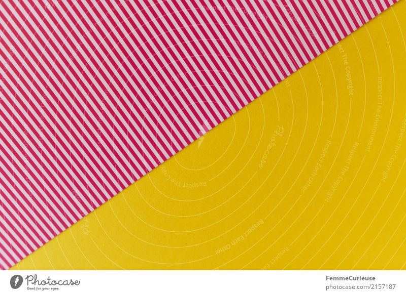 Sample (08) Stationery Paper Creativity Cardboard Striped Reddish white Yellow Triangle Design Structures and shapes Line Summery Multicoloured Craft materials