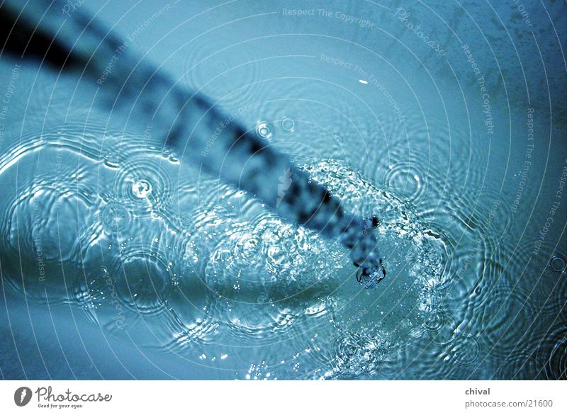 water jet Circle Waves Capillary wave Water Drops of water interference