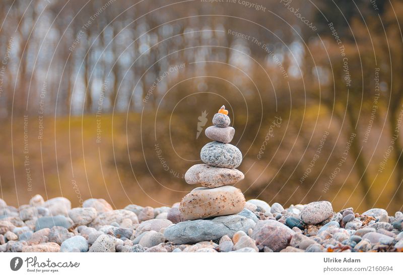 stone stack Wellness Life Harmonious Well-being Contentment Relaxation Calm Meditation Stone Sign Good luck charm Pyramid Cairn Feng Shui Road marking