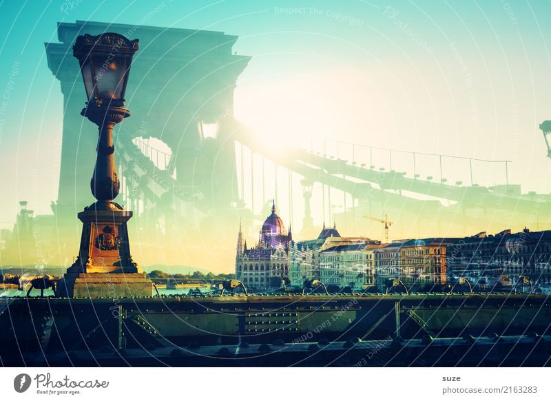 Ambiguities | Budapest Lifestyle Vacation & Travel Tourism Sightseeing City trip Art Work of art River bank Town Capital city Bridge Manmade structures