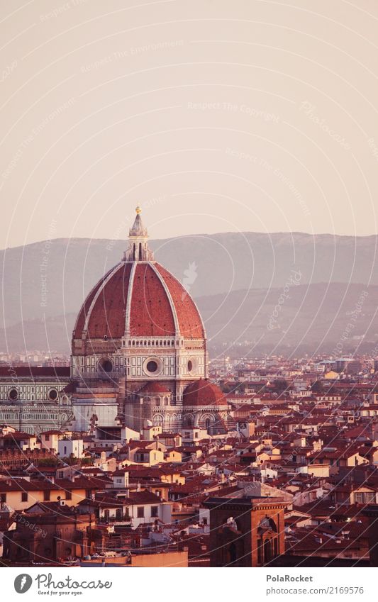 #A# Above the rooftops of Florence Town Esthetic Domed roof Italy Tourist Attraction Roof Romance City Tourism Manmade structures Architecture Colour photo