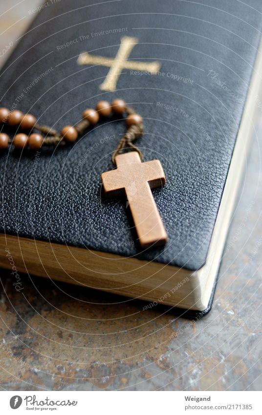 rosary Contentment Relaxation Calm Meditation Wood Listening Brown Rosary Prayer Religion and faith Catholicism Christianity Grief Church service Book God
