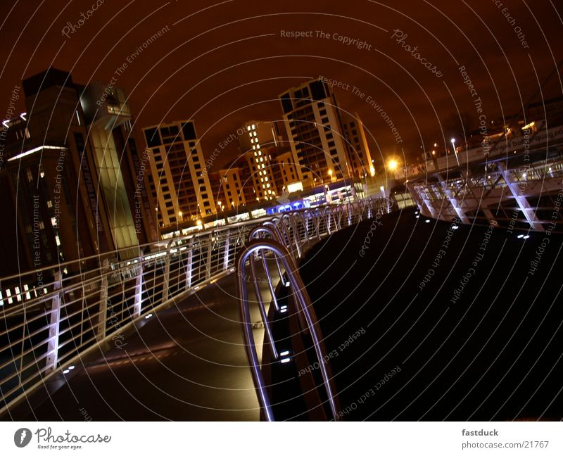 Newcastle Impressions England Night Bridge