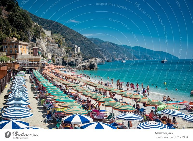 postcard Colour photo Exterior shot Day Vacation & Travel Trip Tourism Bathing place Umbrellas & Shades Sunshade Maximum Intensive stock rearing Summer