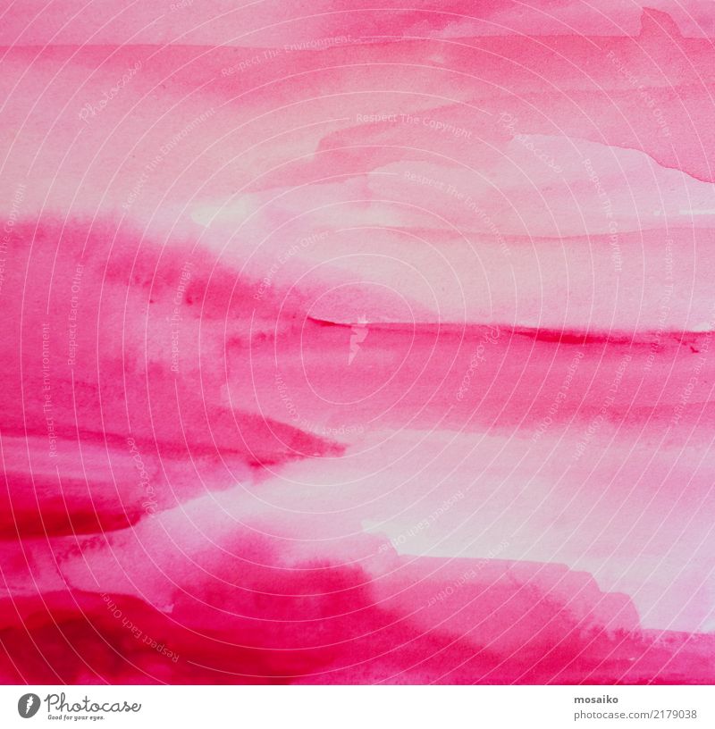 pink watercolours on textured paper - abstract background design - a  Royalty Free Stock Photo from Photocase