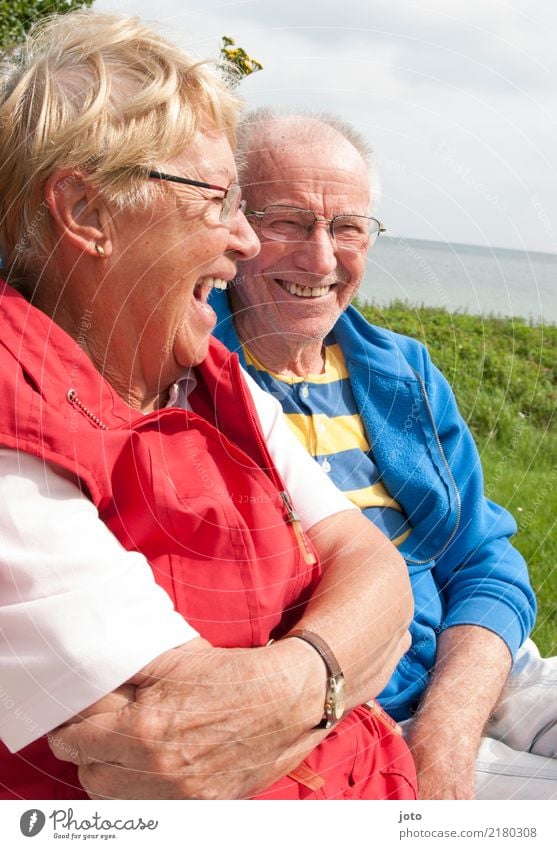 fit of laughter Joy Happy Life Harmonious Well-being Contentment Vacation & Travel Summer vacation Valentine's Day Friendship Couple Partner Senior citizen 2