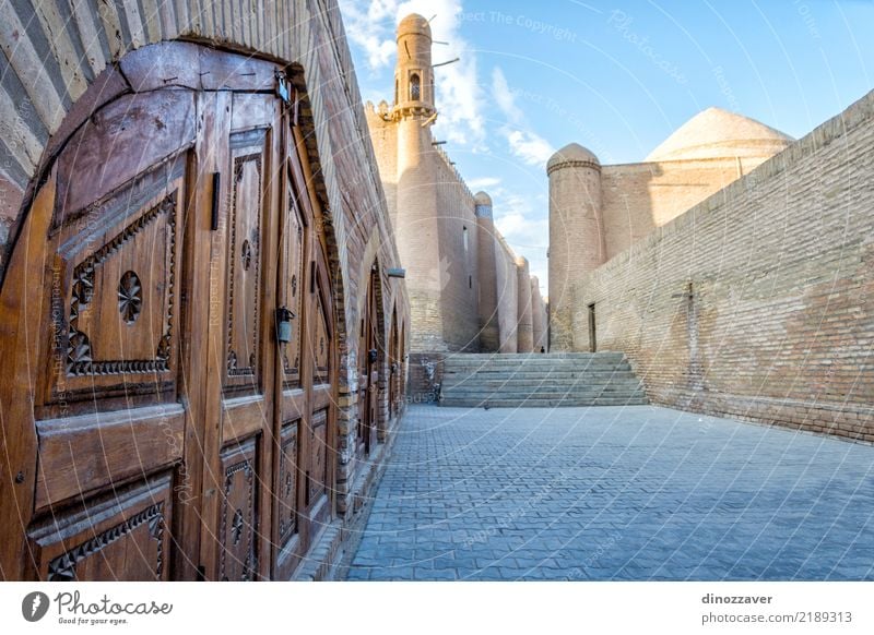 Khiva old town, Uzbekistan Style Design Tourism Decoration Art Town Old town Architecture Street Ornament Large Colour Religion and faith Tradition Islam Moslem