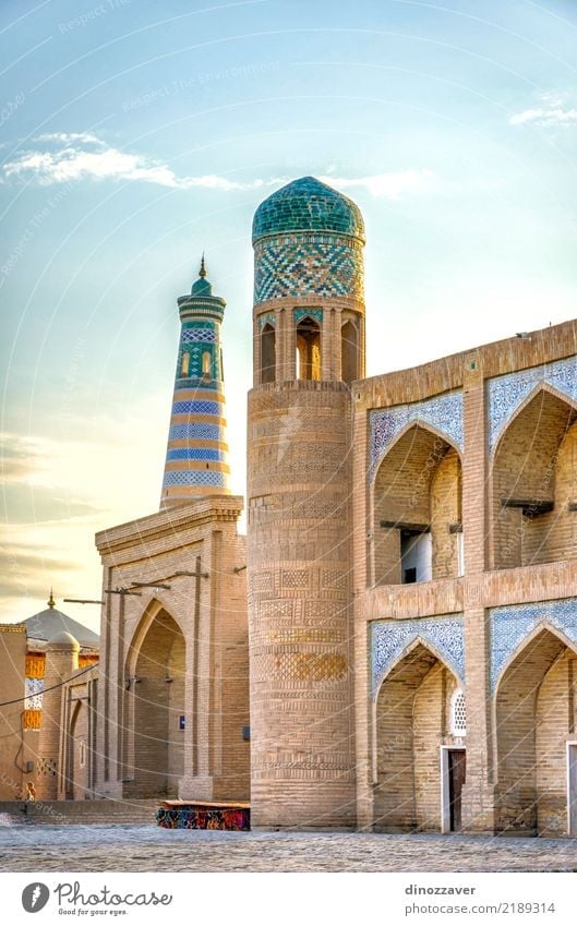 Khiva old town, Uzbekistan Style Design Tourism Decoration Art Town Old town Architecture Ornament Large Colour Religion and faith Tradition Islam Moslem