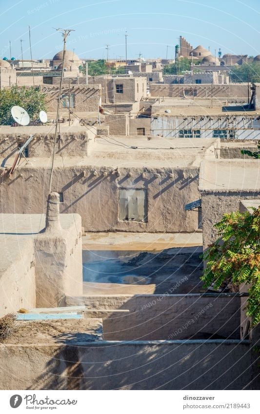 Khiva old town, Uzbekistan Style Design Decoration Town Downtown Old town Skyline Building Architecture Ornament Large Colour Religion and faith Tradition Islam