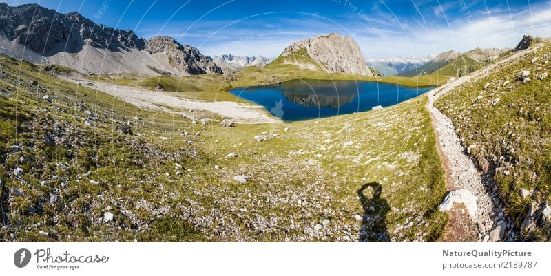 hiking trail in lech - austria - kogelsee Design Joy Athletic Fitness Senses Relaxation Calm Meditation Cure Leisure and hobbies Vacation & Travel Tourism Trip