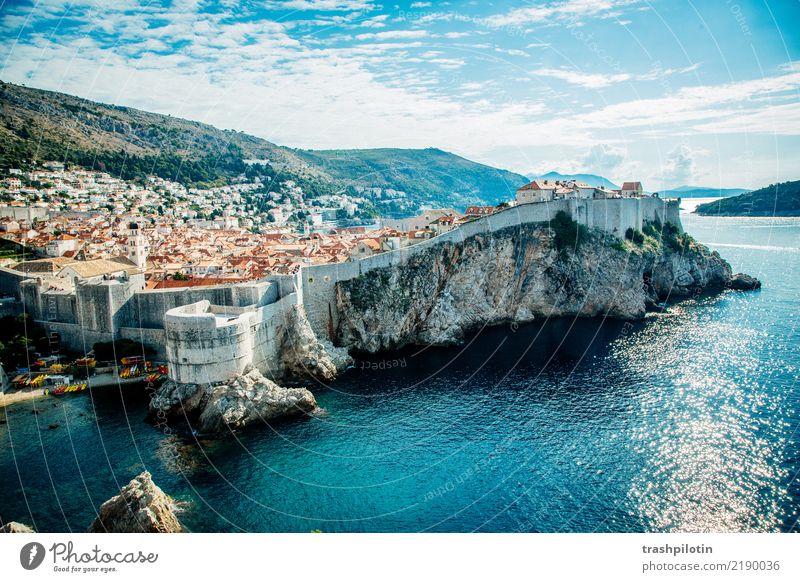Dubrovnik Vacation & Travel Croatia Europe Town Port City Old town House (Residential Structure) Castle Harbour Architecture City wall Wall (barrier)