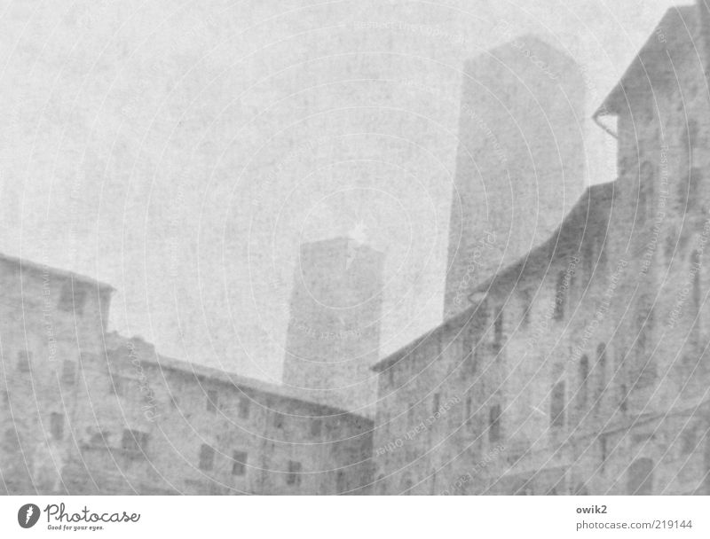 Long time ago Far-off places San Gimignano Southern Europe Small Town Downtown Old town Skyline Populated House (Residential Structure) Tower sex tower