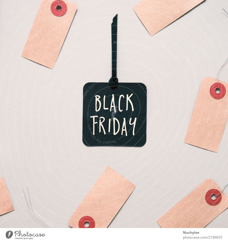 Black friday sale tag Shopping Style Design Thanksgiving Business Fashion Paper Exceptional Red Friday Sale Conceptual design flat lay price background ticket