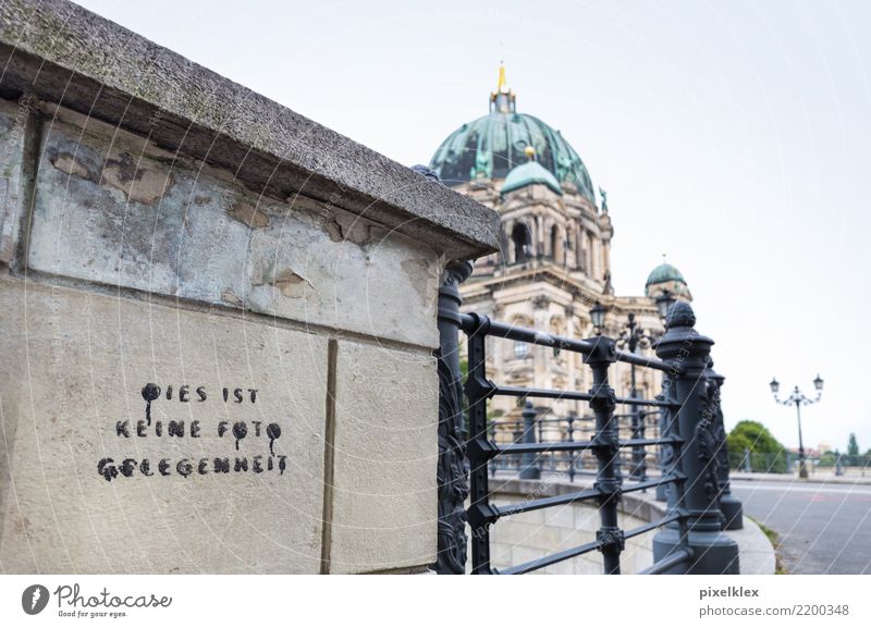 No photo opportunity Vacation & Travel Tourism Sightseeing City trip Downtown Berlin Germany Europe Town Capital city Church Dome Manmade structures Building