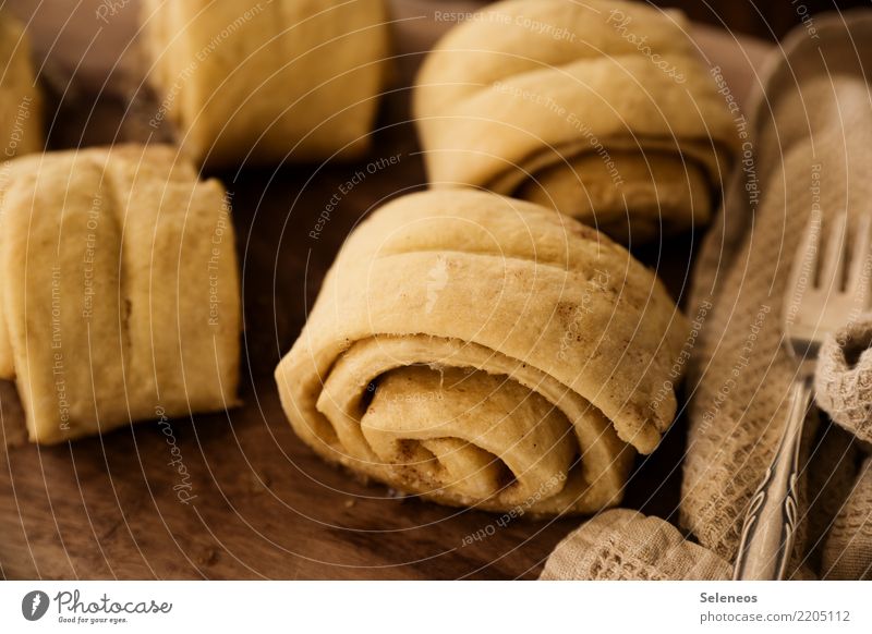 Cinnamon bun cinnamon bun biscuits cute Candy Baked goods Delicious Baking Food Cake Nutrition Food photograph Eating Dough Colour photo To have a coffee