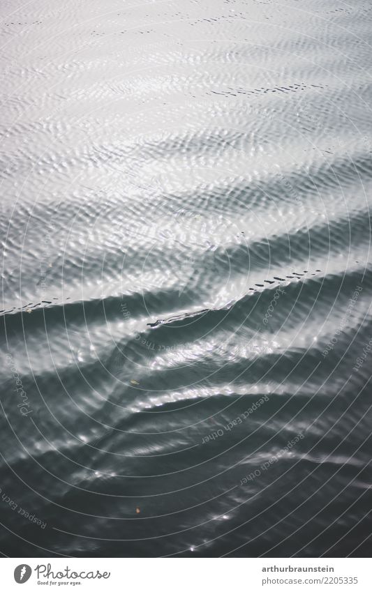 Water surface makes waves from boat in back light Swimming & Bathing Leisure and hobbies Fishing (Angle) Vacation & Travel Ocean Aquatics Pool attendant