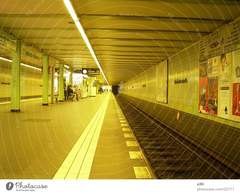 subway tunnel Underground Tunnel Light Subsoil Architecture Railroad