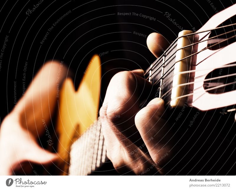 make music Style Music Feasts & Celebrations Masculine Man Adults Hand Fingers Artist Guitar Study Love Emotions Flamenco player Blues Jazz classical acoustic