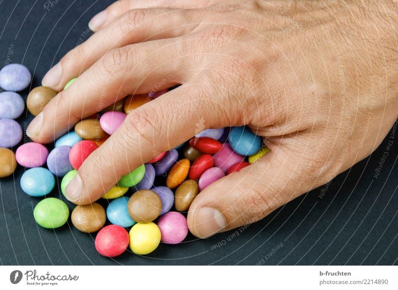 I like all Healthy Medication Man Adults Hand Fingers 30 - 45 years Multicoloured Desire Tight-fisted Avaricious Debauchery Drug addiction Chocolate buttons