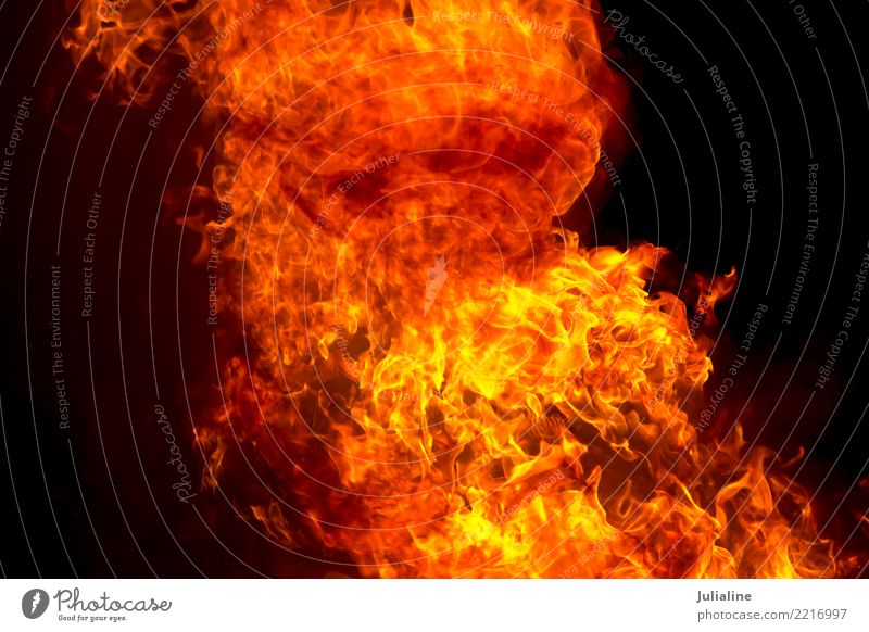 red fire flame on black background Nature Bright Yellow Red Black Energy blazing burn fireplace Temperature danger heat burning light exploding Inferno power