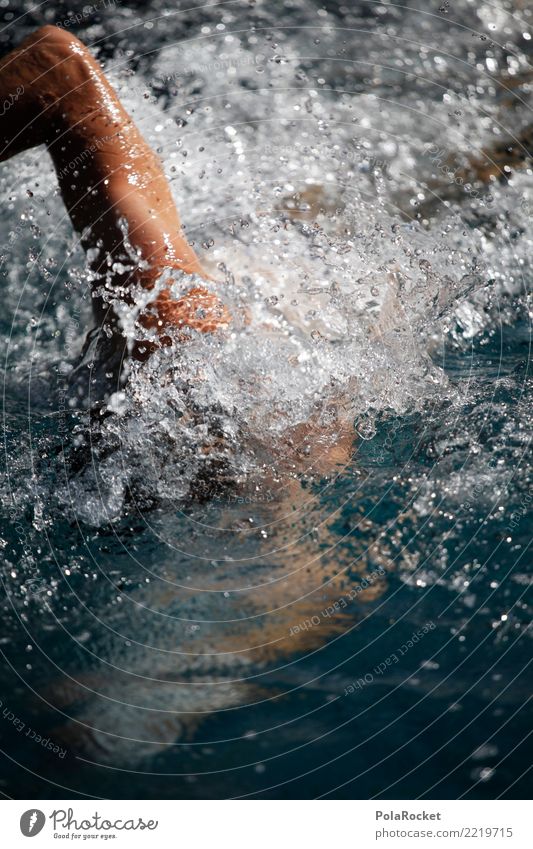 #A# Water Sports Aquatics Swimming & Bathing Esthetic Crawl (swim) Inject Effervescent Refreshment Power Sports Training Colour photo Multicoloured