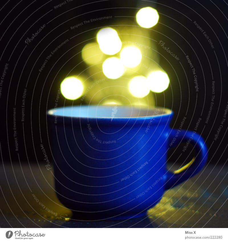 Full calculation Beverage Cup Mug Illuminate Glittering Bright Magic Colour photo Multicoloured Deserted Artificial light Light (Natural Phenomenon) Blur