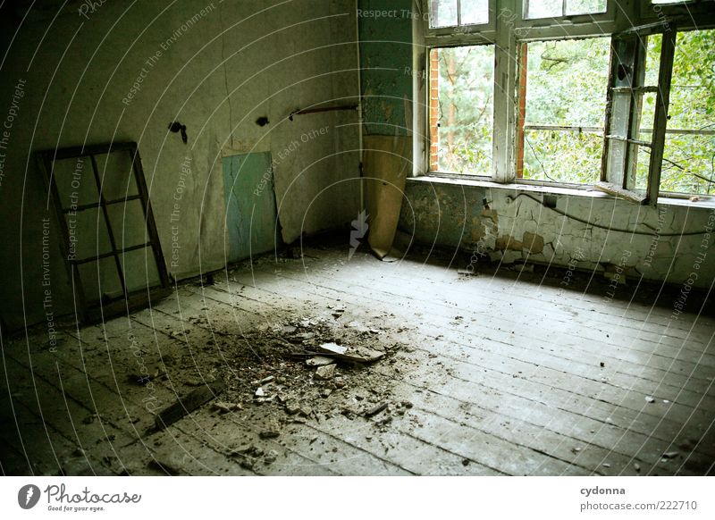 stain Wallpaper Room Ruin Wall (barrier) Wall (building) Window Esthetic Loneliness Apocalyptic sentiment Mysterious Nostalgia Calm Stagnating Decline Past