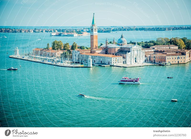 View of Venice Vacation & Travel Tourism Trip Adventure Far-off places Freedom Sightseeing City trip Cruise Ocean Island Waves Landscape Water Beautiful weather