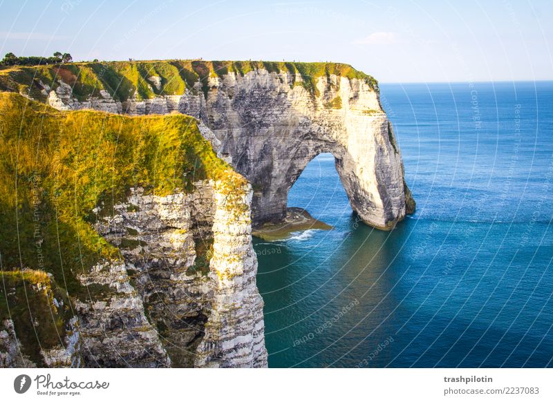 etretat AIDA Canon 60d Metropolises1 North Sea Étretat France Normandie Landscape Limestone rock Ocean Autumn Nature