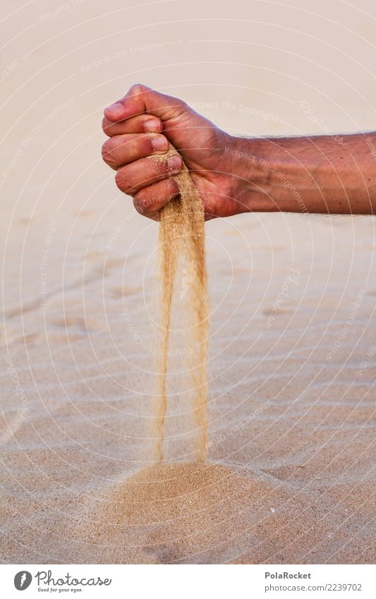#AS# Time's Not In Our Hands Art Esthetic Sand Sandpit Sandcastle Hourglass Grain of sand Eternity Timeless Runlet Desert Warmth Dry Touch Colour photo